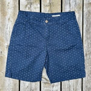 EDC ⎮ Navy polka dot bermuda shorts